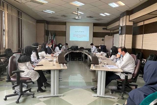 برگزاری جلسه کمیته کنترل عفونت بیمارستان شریعتی درباره بررسی شاخص‌های بخش‌های نوزادان و NICU 